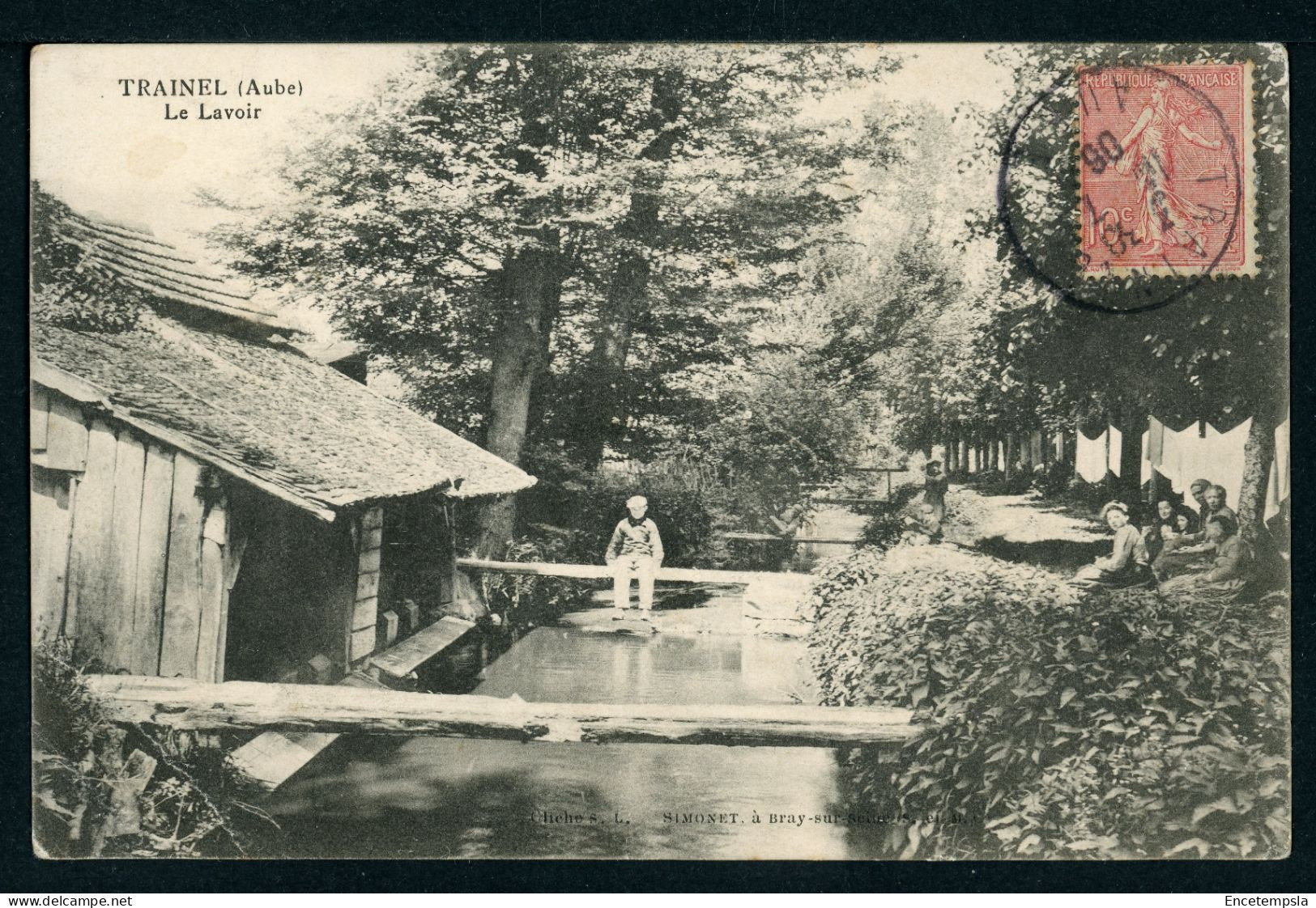 Carte Postale - France - Trainel - Le Lavoir (CP24745OK) - Nogent-sur-Seine