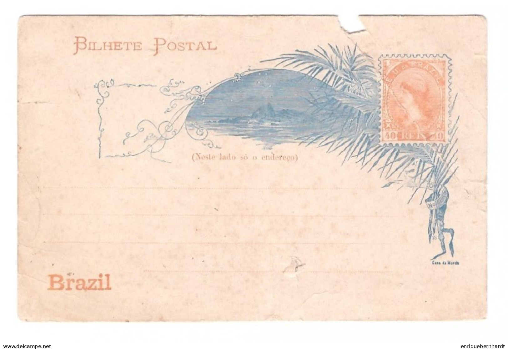 BRAZIL // BILHETE POSTAL // 10 RÉIS - Sonstige & Ohne Zuordnung