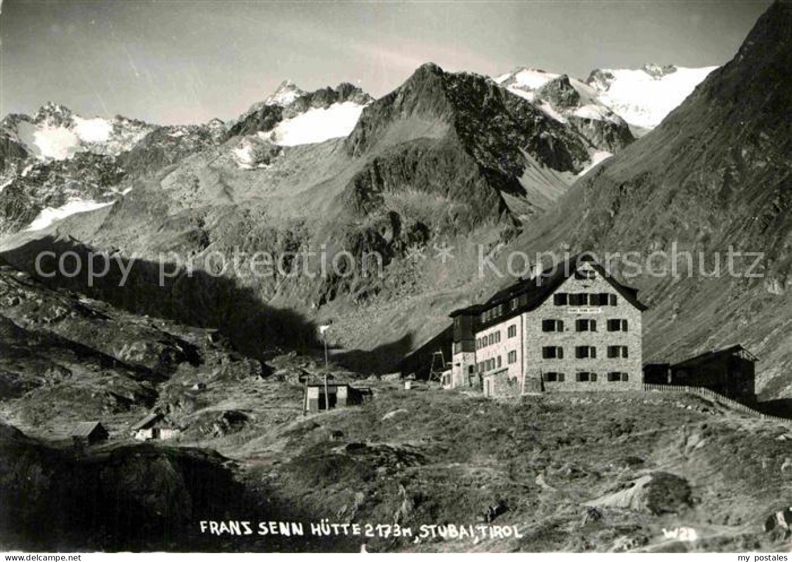 72838533 Franz Senn Huette Berghaus Stubaier Alpen Franz Senn Huette - Andere & Zonder Classificatie