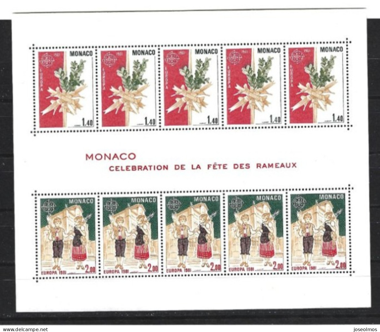 MONACO ANNEE COMPLETE 1981 NEUF** MNH +4 PREOS + 1 BLOC - Full Years