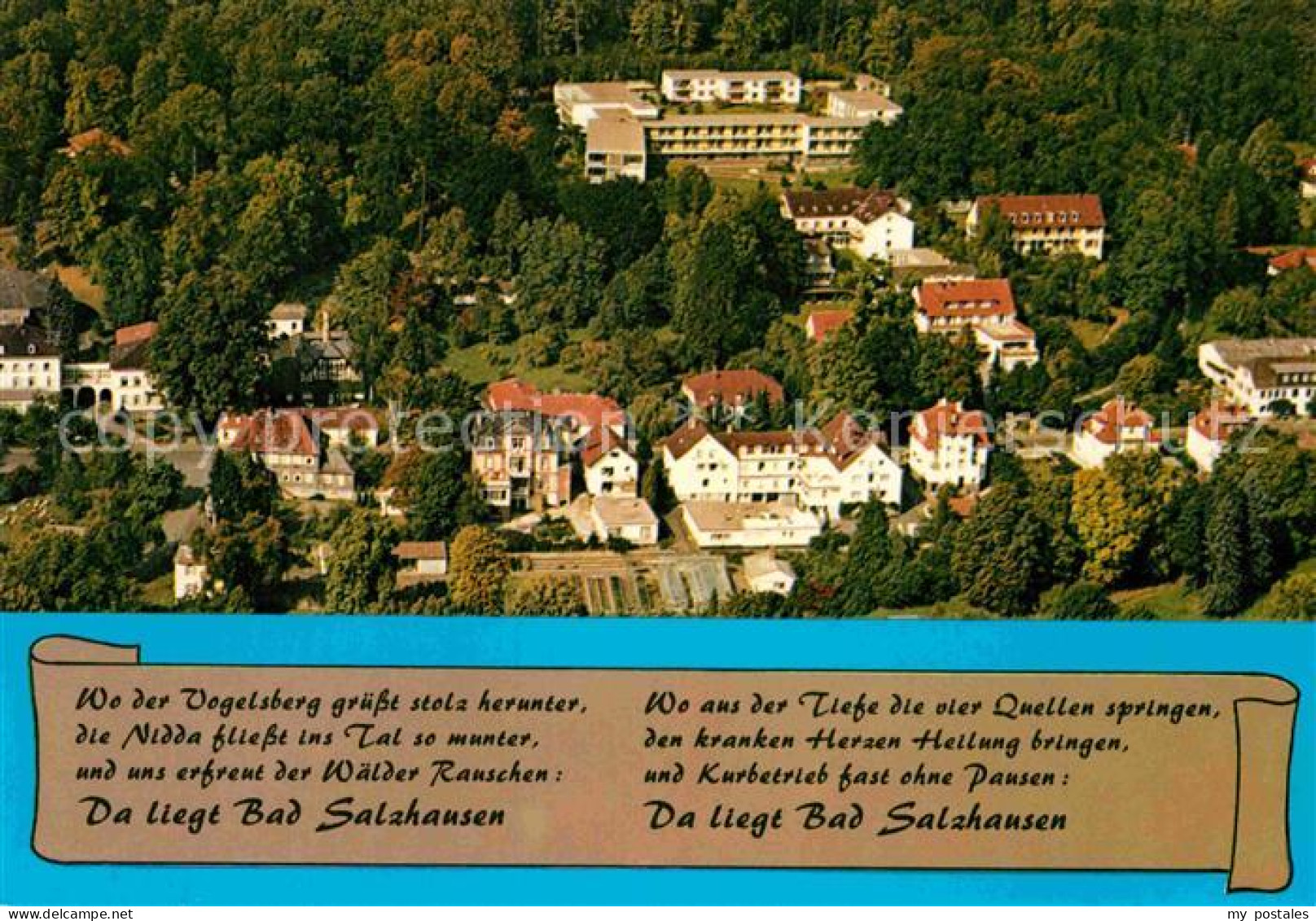 72838462 Bad Salzhausen Fliegeraufnahme Gedicht Bad Salzhausen - Andere & Zonder Classificatie