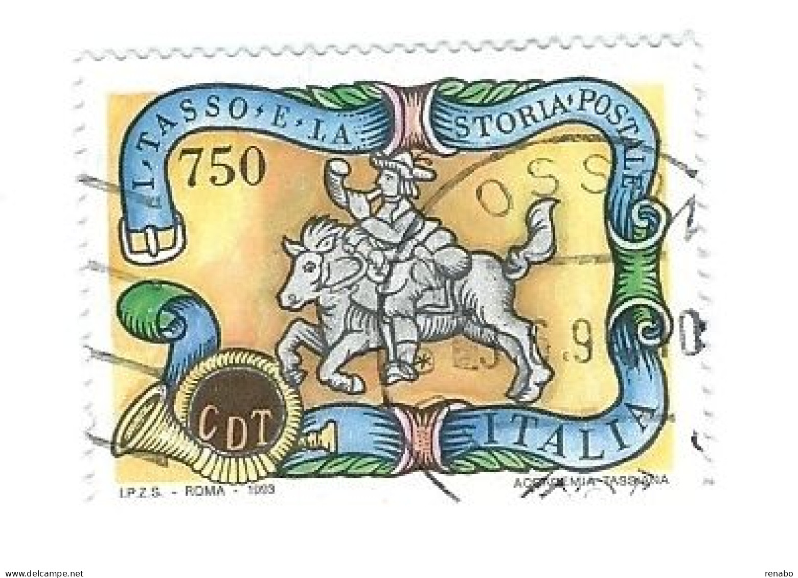 Italia, Italy, Italie, Italien 1993; Corriere A Cavallo, Cavalli, Horse, Pferde, Chaveau ; Used - Cavalli