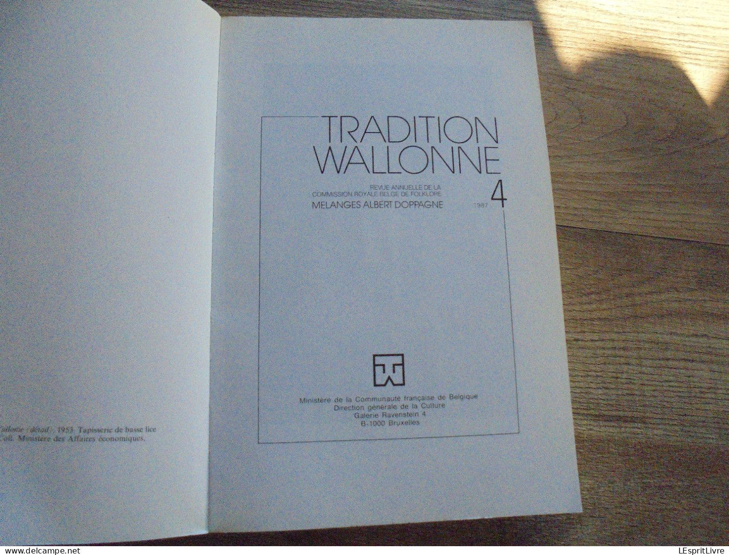 TRADITION WALLONNE 4 Régionalisme Mélange A Doppagne Folklore Ardenne Marche Militaires Thuin Remèdes Sorcellerie - Belgio