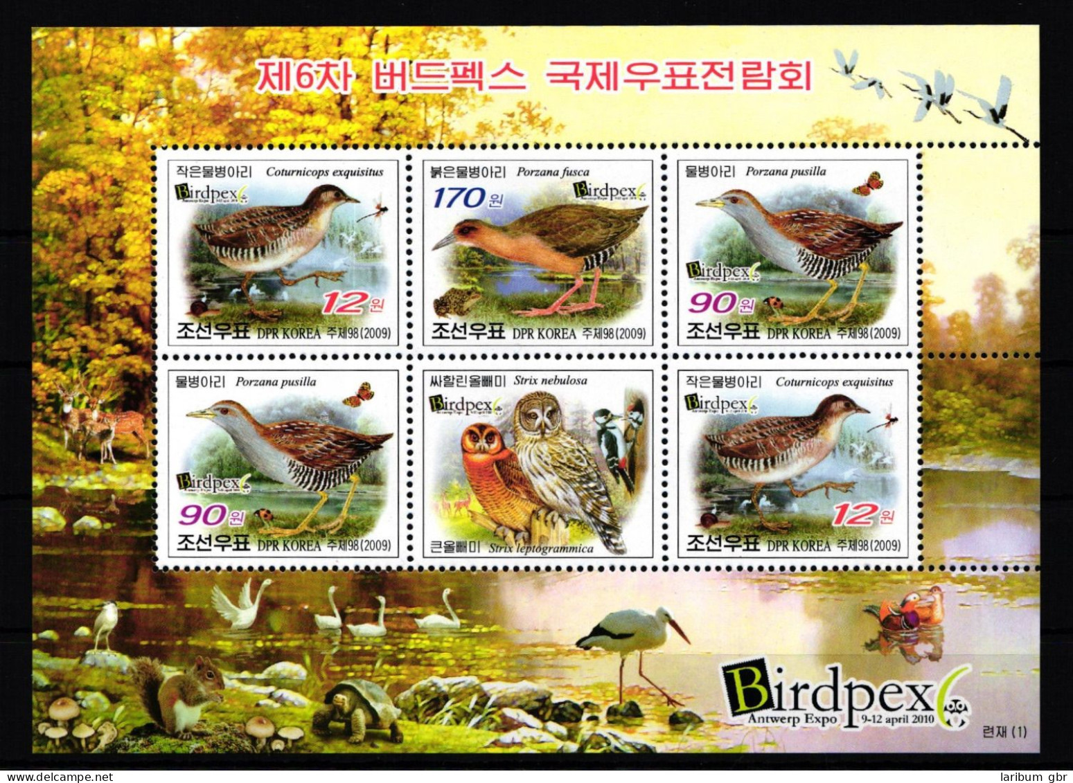 Korea Nord 5483-5485 Postfrisch Als Kleinbogen #KJ304 - Autres & Non Classés