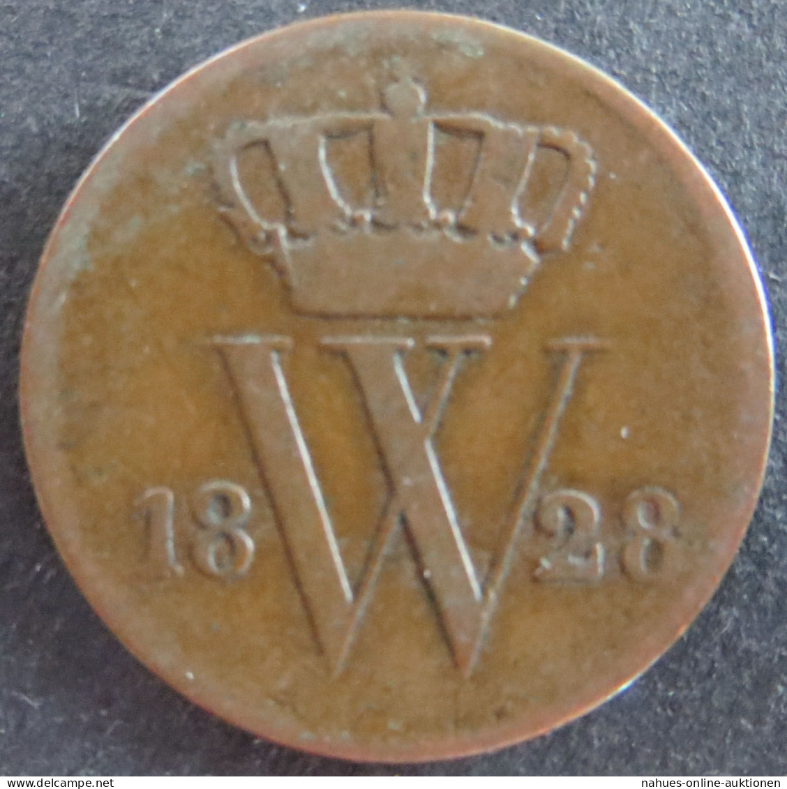 Münze Niederlande Netherlands 1 Cent 1828 Schön F - Andere & Zonder Classificatie