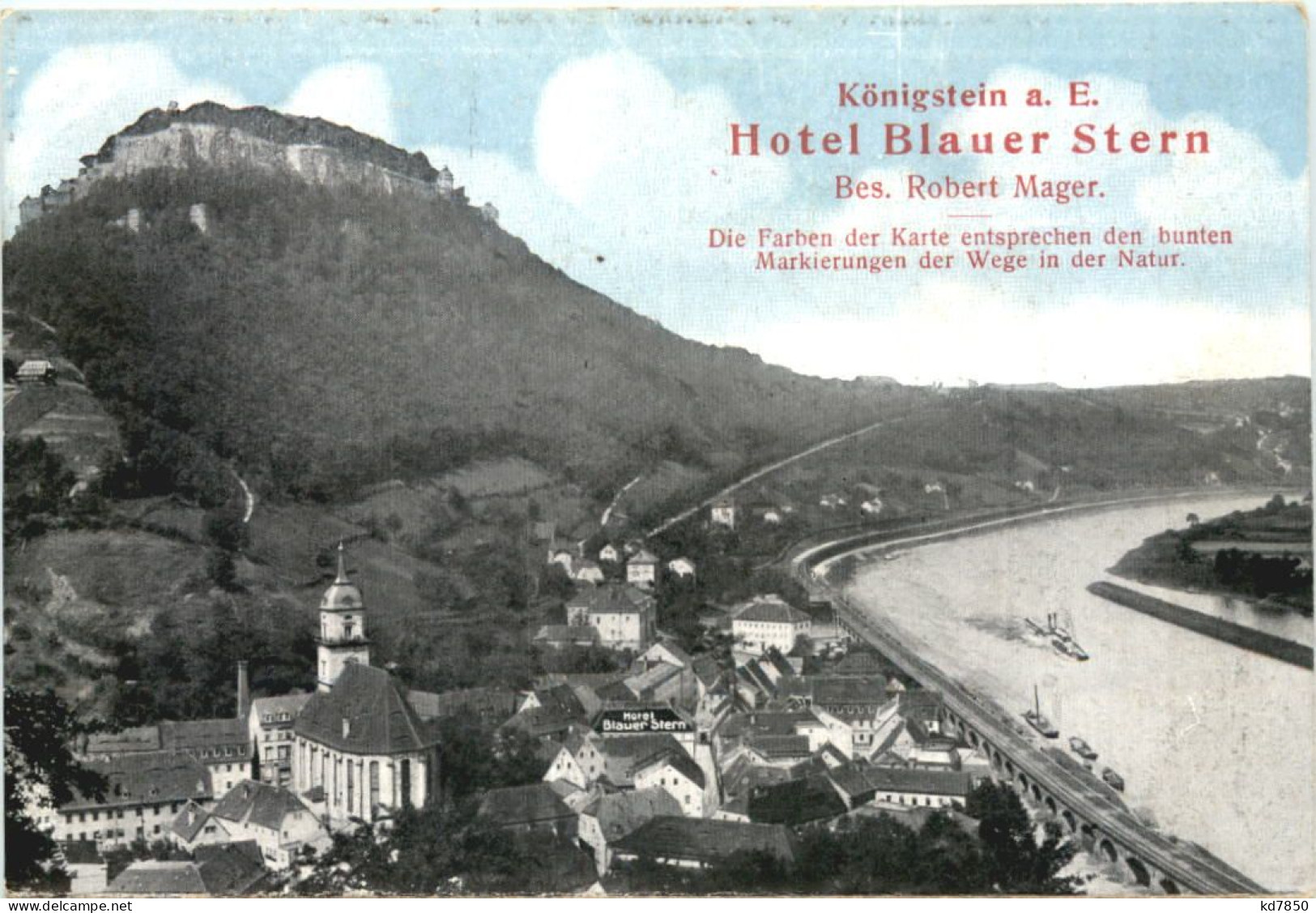 Königstein - Hotel Blauer Stern - Koenigstein (Saechs. Schw.)