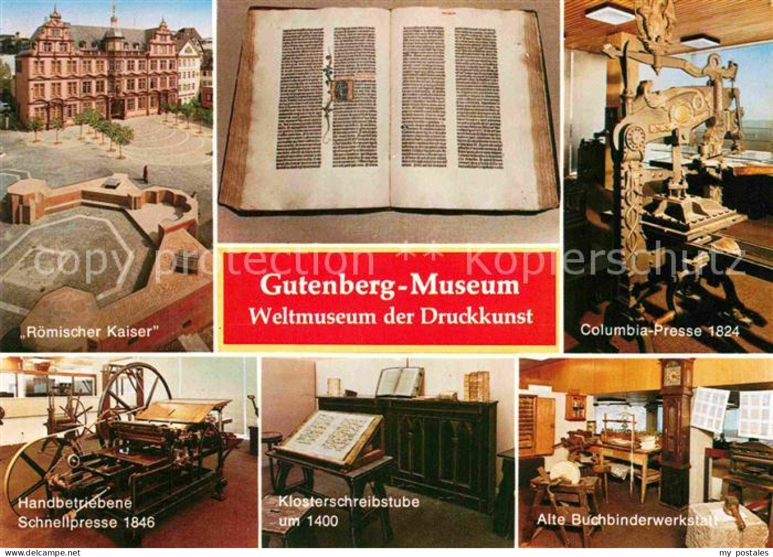 72837518 Mainz Rhein Gutenberg-Museum Roemischer Kaiser Columbia-Presse  Mainz R - Mainz
