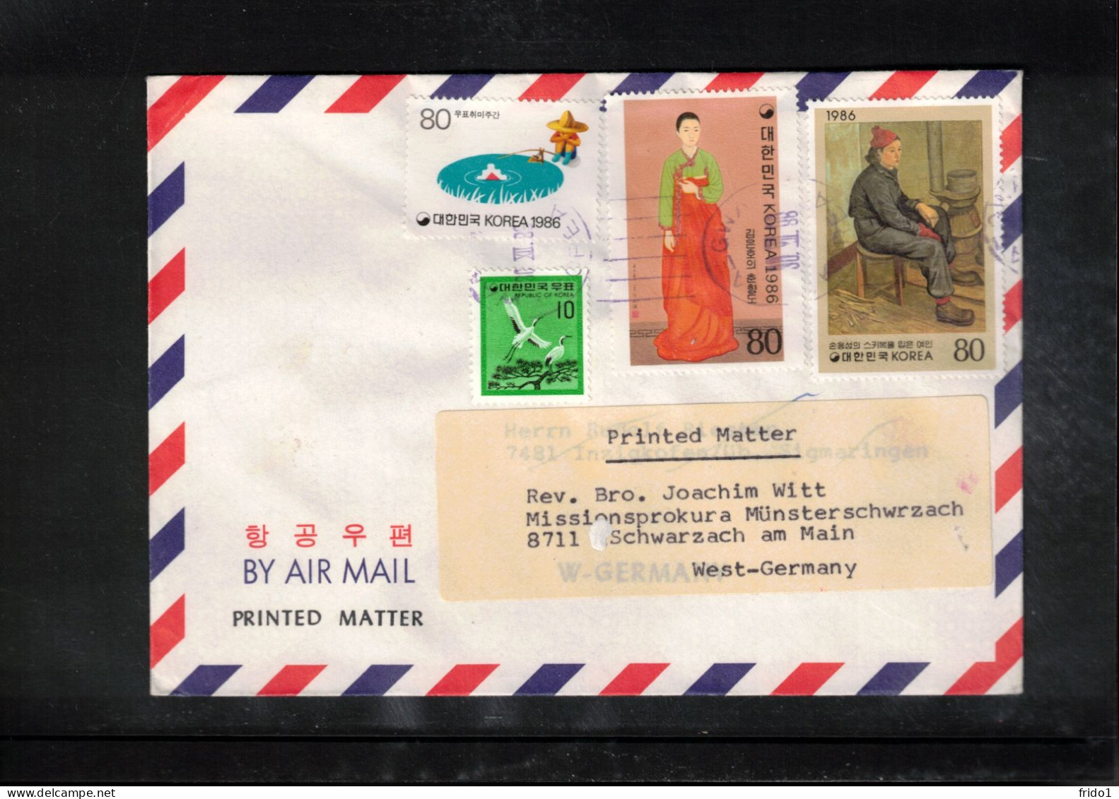 South Korea 1988 Interesting Airmail Letter - Korea, South