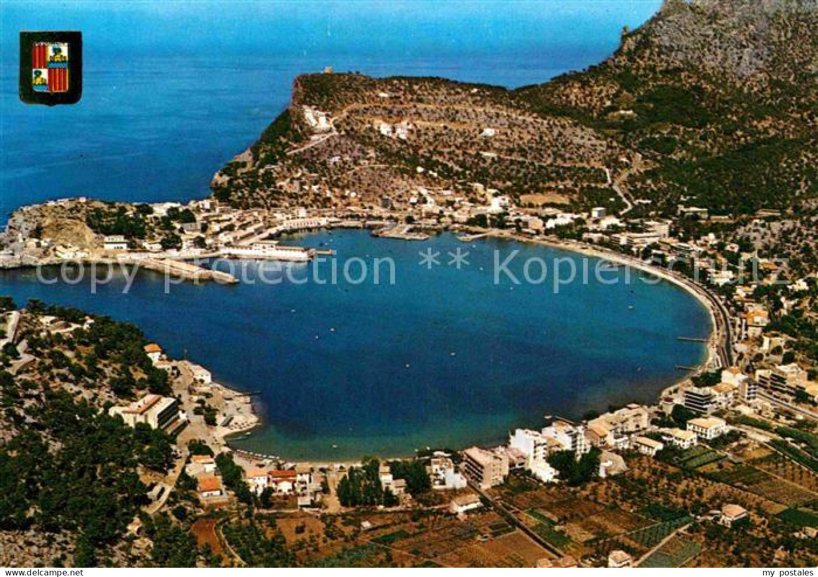 72837321 Puerto De Soller Fliegeraufnahme Mallorca Islas Baleares - Other & Unclassified