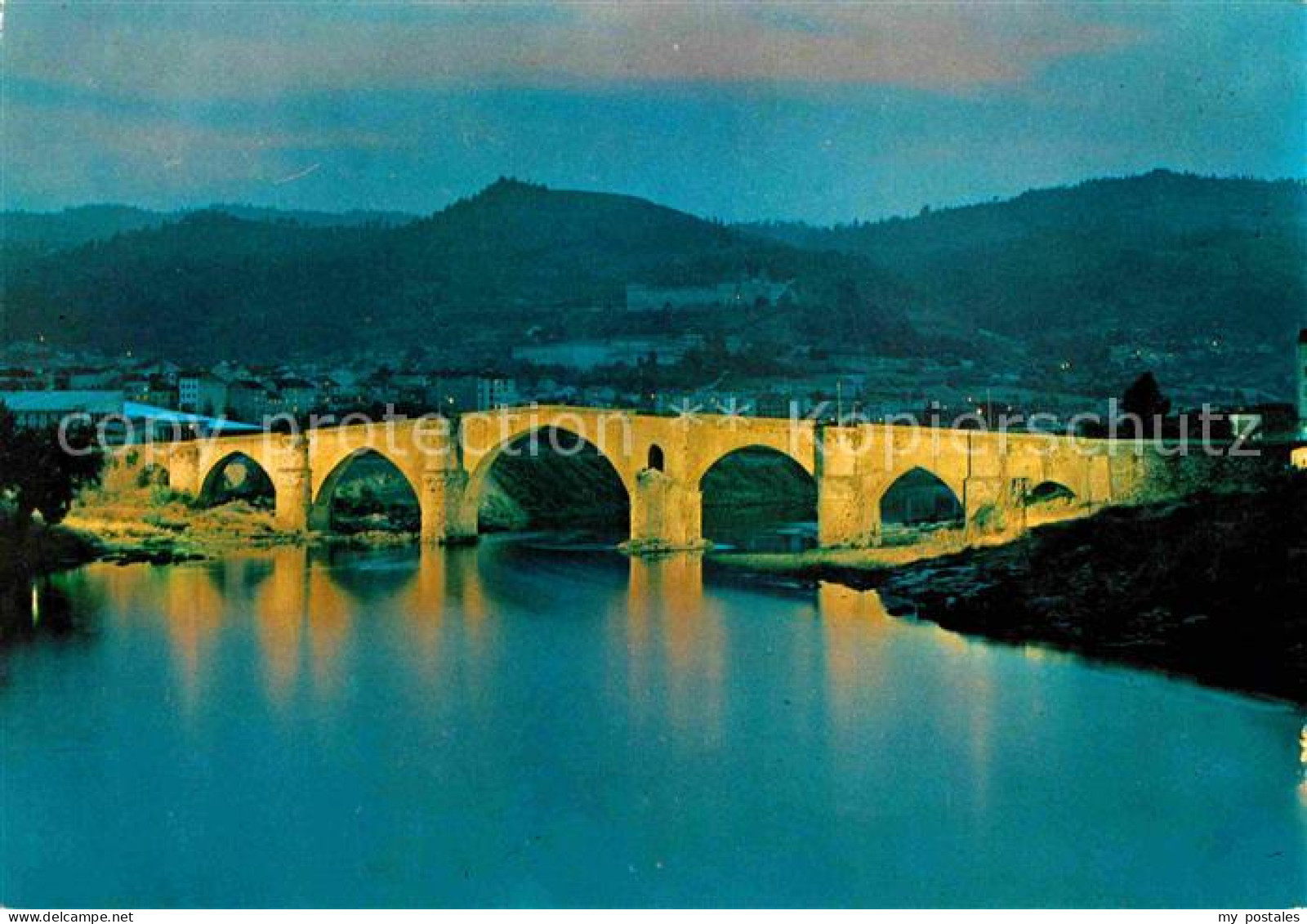 72837320 Ourense Puente Romano Nocturna Ourense - Altri & Non Classificati