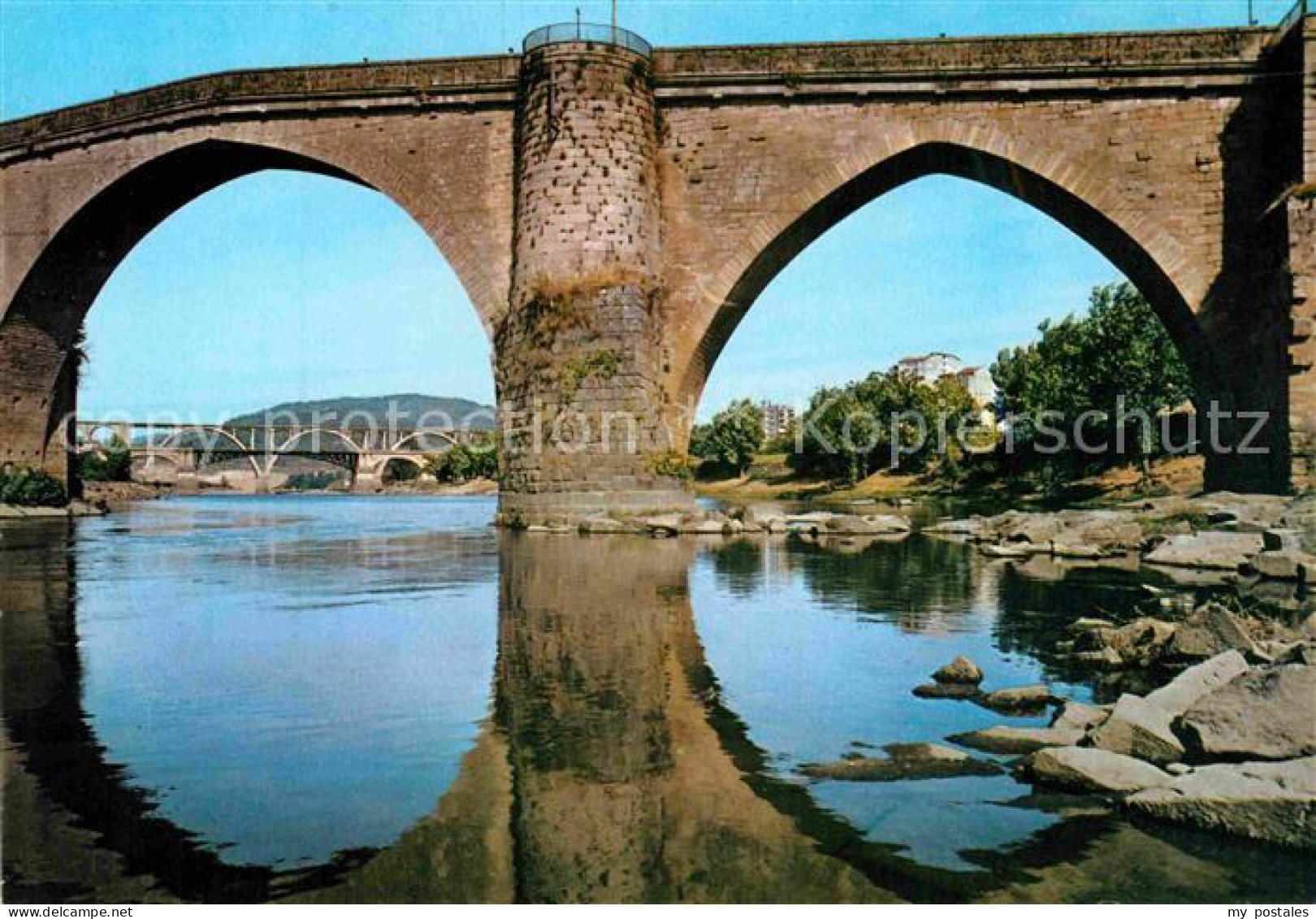 72837319 Ourense Puente Viejo Sobre El Rio Mino Ourense - Other & Unclassified