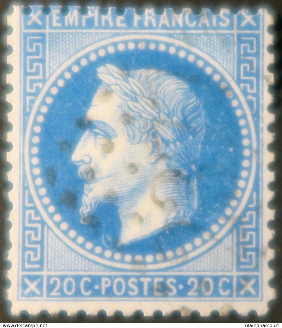 R1311/3140 - FRANCE - NAPOLEON III Lauré N°29B - VARIETES >>> Timbre Carré + Petite Bulle Devant Le Cou - 1863-1870 Napoléon III Lauré