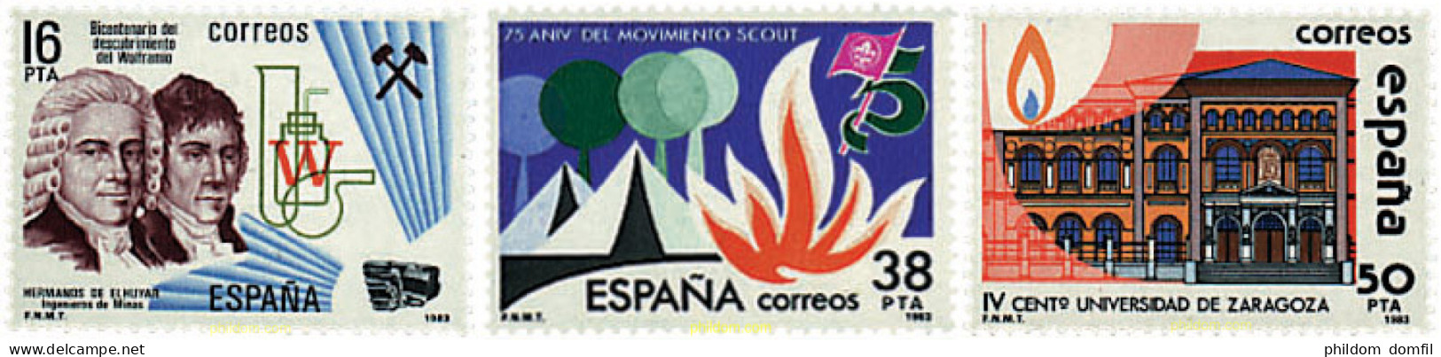 85111 MNH ESPAÑA 1983 GRANDES EVENTOS - Nuovi