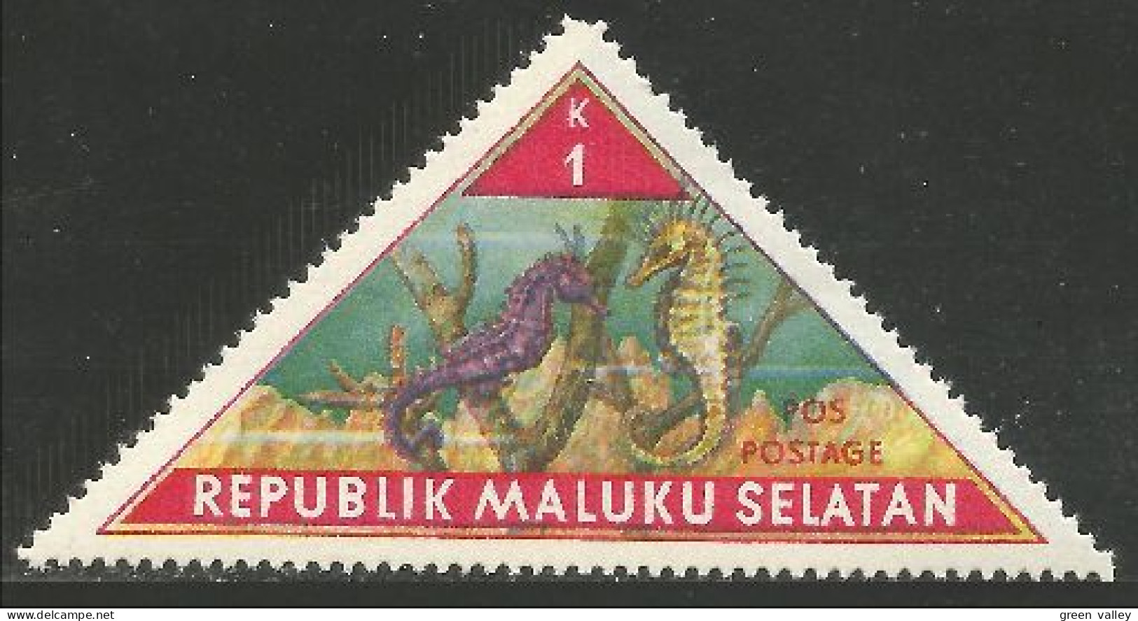 FI-41 Maluku Selatan Hippocampe Seehorse Seepferchen Cavallo Mare MH * Neuf CH - Fische