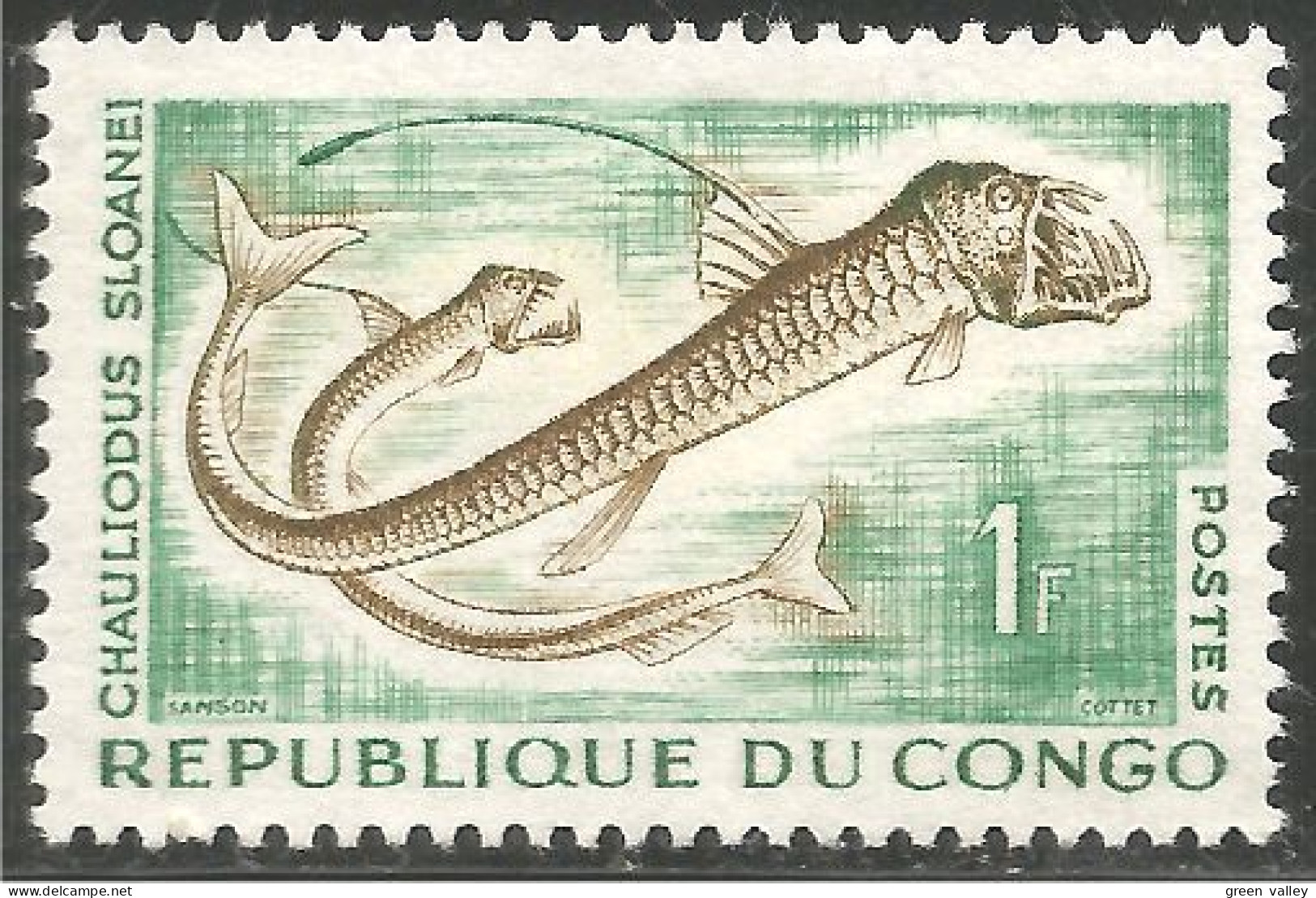 FI-4 Congo Poisson Fish Fisch Pesce Pescado Peixe Vis MH * Neuf CH - Fische