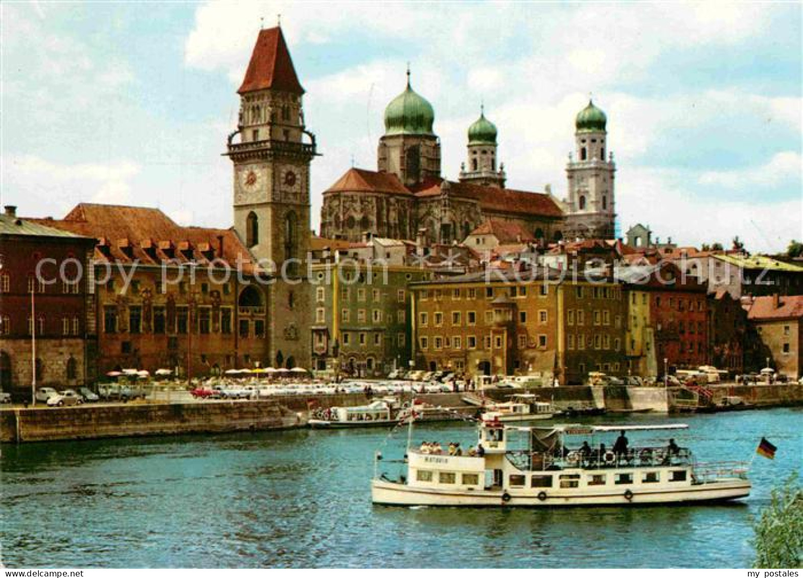 72837163 Passau Partie An Der Donau Mit Dom Ausflugsdampfer Passau - Passau