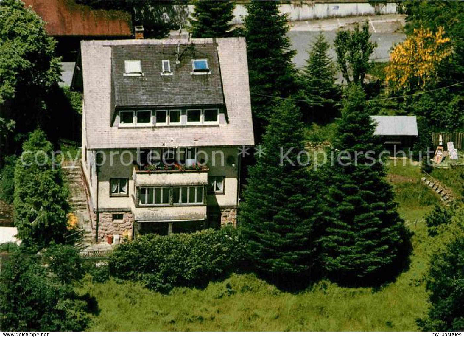 72837114 Lenzkirch Wohnhaus Fliegeraufnahme Lenzkirch - Autres & Non Classés