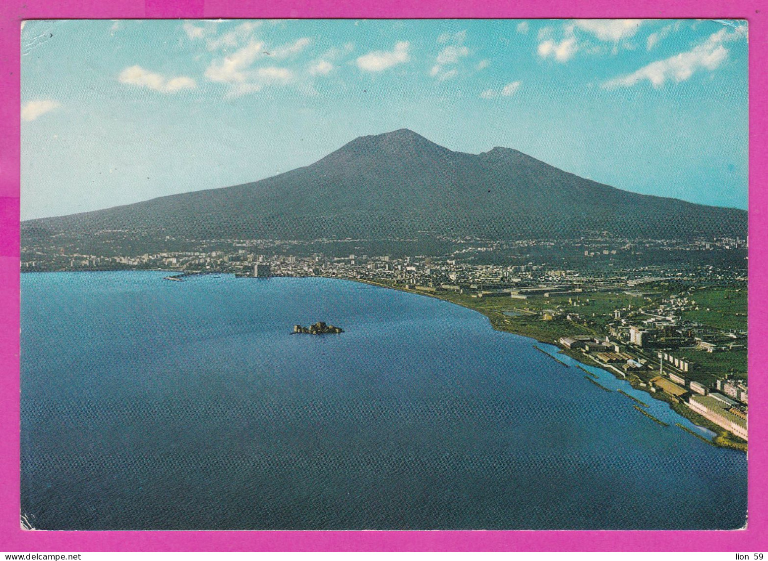 294069 / Italy - NAPOLI - Il Vesuvio E Scorcio Panoramico Del Golfo PC 1972 USED - 90 L  EUROPA CEPT 1972 - 1971-80: Marcofilia