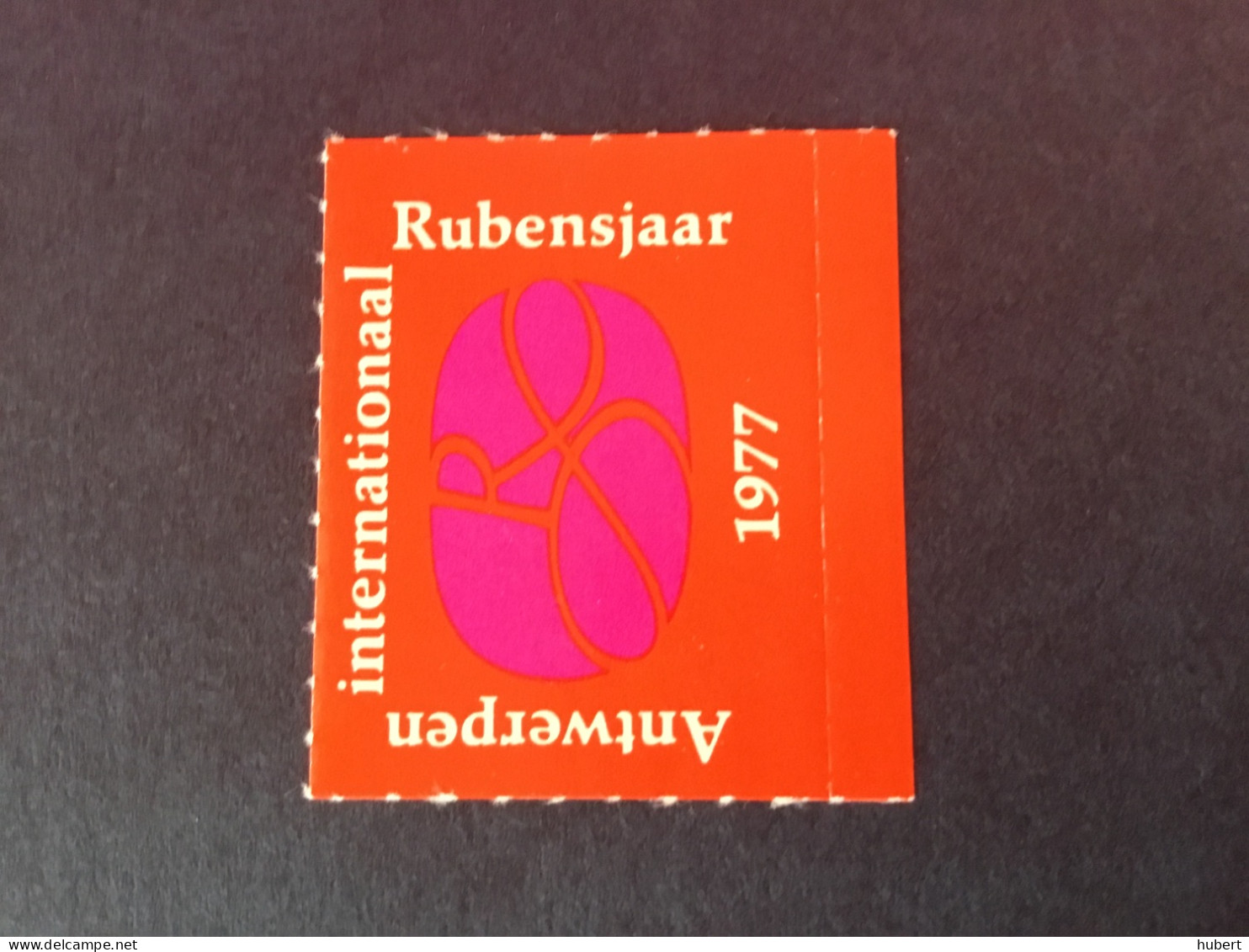 Vignette Antwerpen Rubensjaar 1977 - Erinnophilie - Reklamemarken [E]