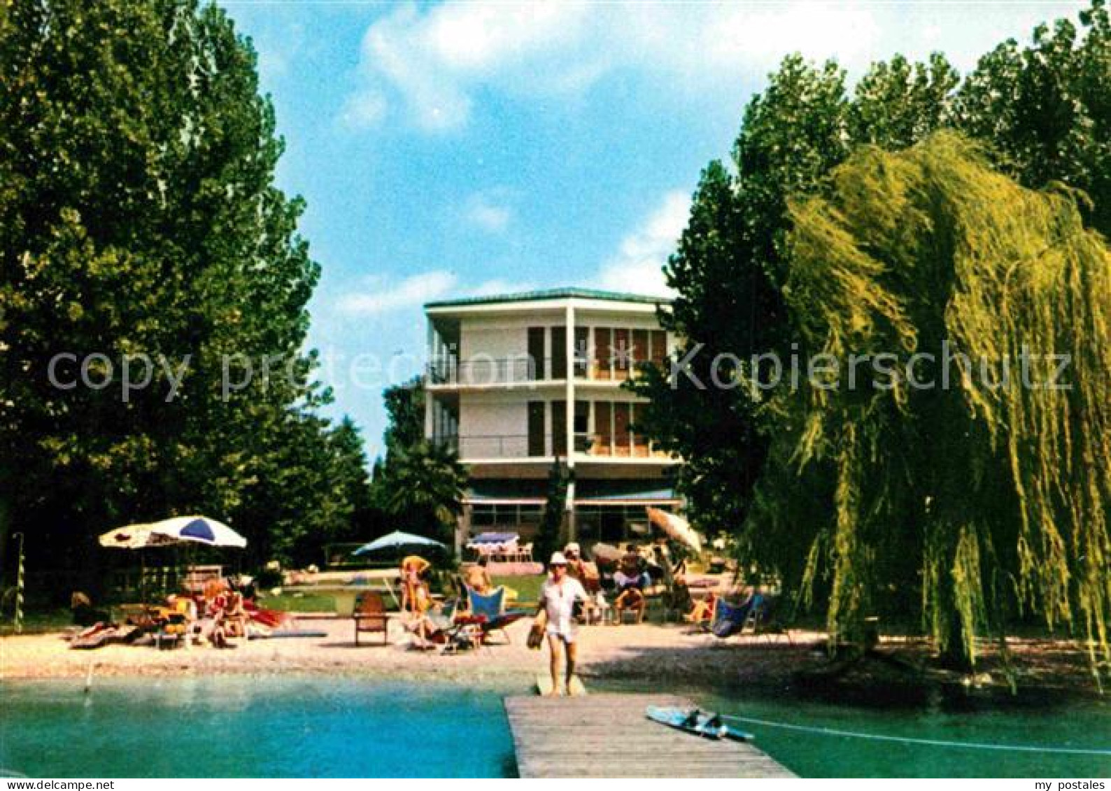 72836240 Sirmione Lago Di Garda Hotel Astoria Badestrand Gardasee Sirmione Lago  - Sonstige & Ohne Zuordnung