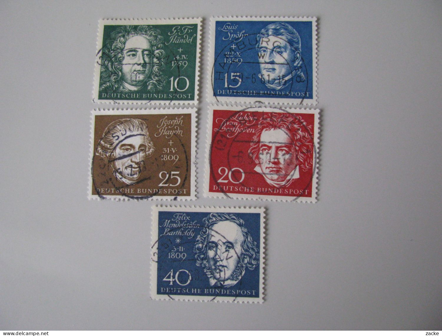 BRD  315 - 319   O - Used Stamps