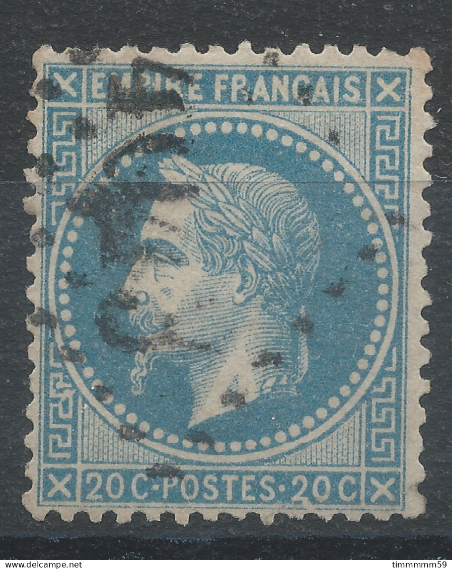 Lot N°83462   Variété/n°29B, Oblitéré GC 4043 TULLINS(37), Indice 4, Taches Blanches Grecque SUD OUEST Et 20C - 1863-1870 Napoléon III. Laure