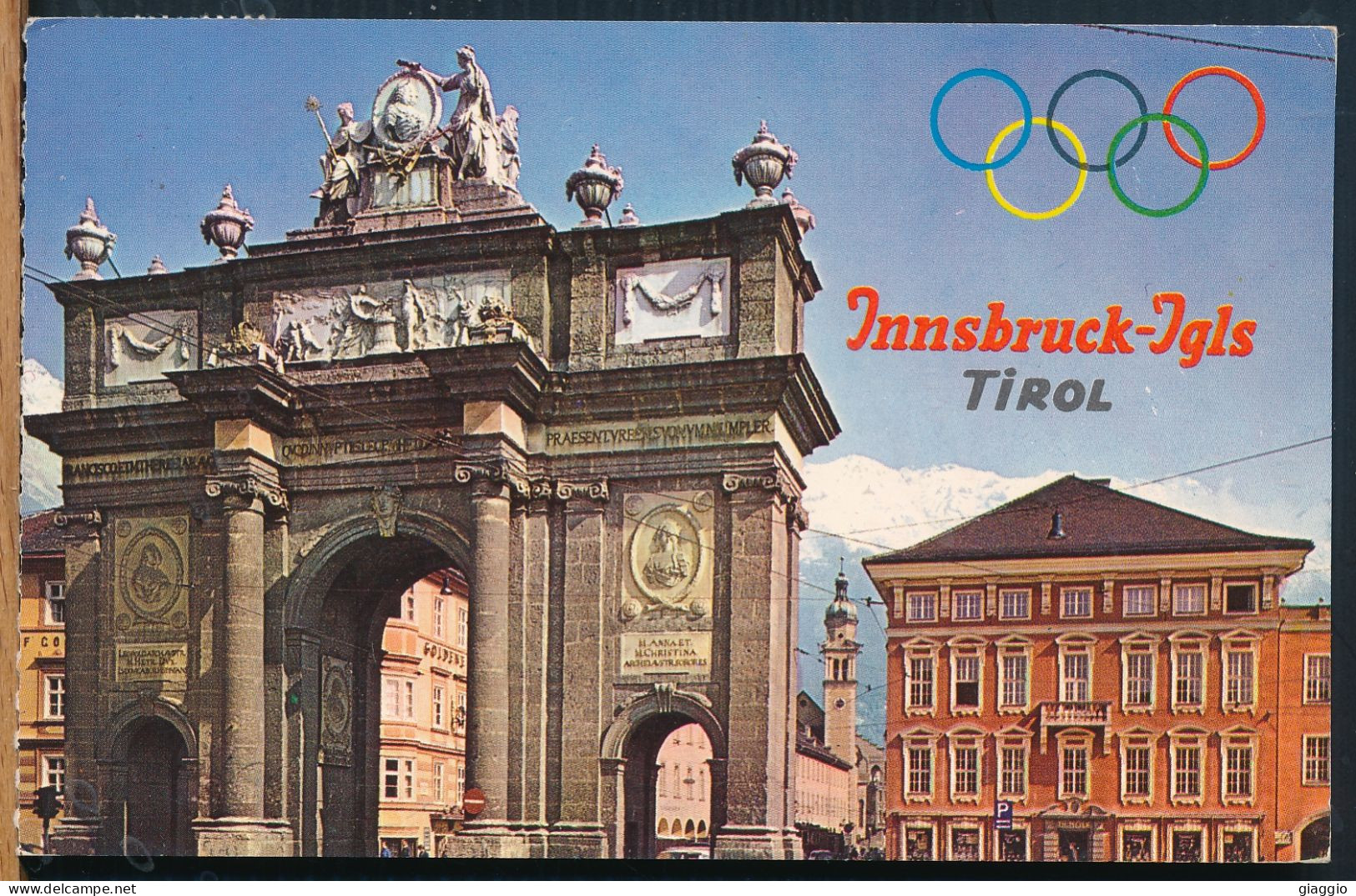 °°° 30981 - AUSTRIA - OLYMPIASTADT INNSBRUCK - TRIUMPHPFORTE - 1970 With Stamps °°° - Innsbruck