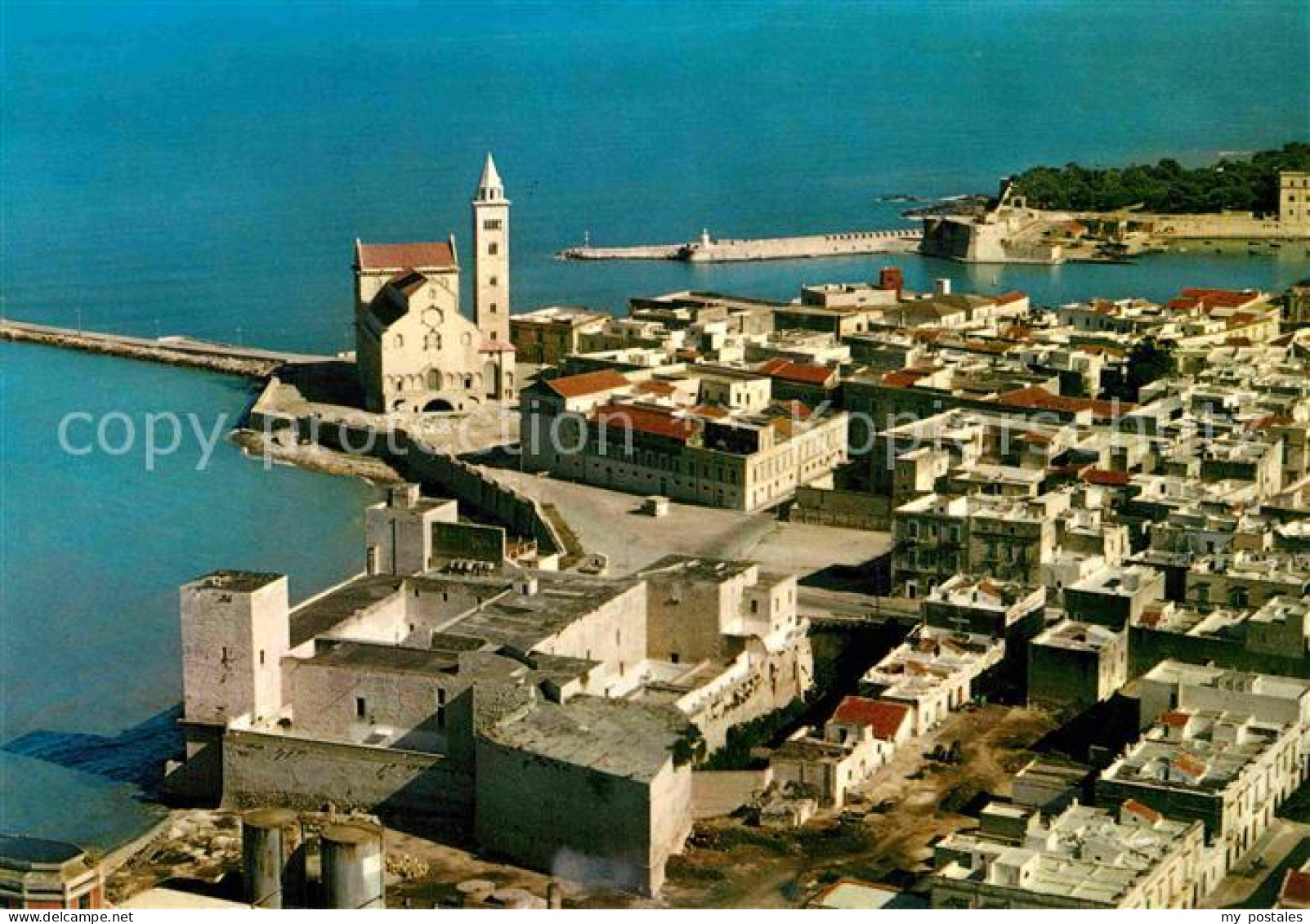 72836045 Trani Castello Svevo Cattedrale Veduta Aerea  Trani - Sonstige & Ohne Zuordnung