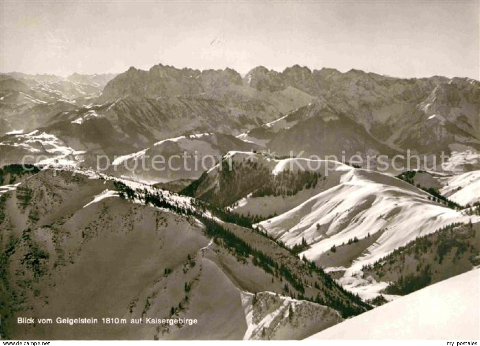 72836018 Kaisergebirge Blick Vom Geigelstein  Kaisergebirge - Autres & Non Classés