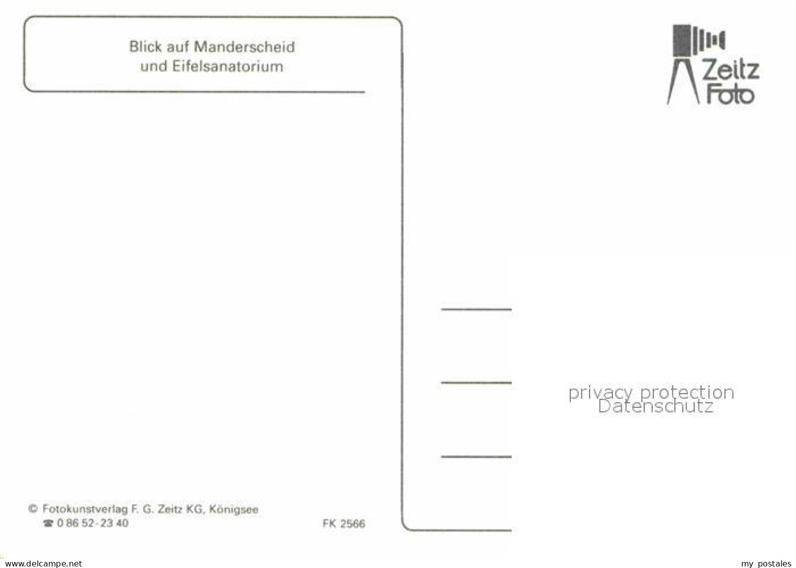 72835169 Manderscheid Eifel Eifelsanatorium  Manderscheid - Manderscheid