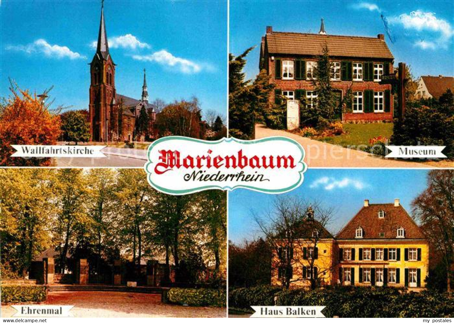 72835168 Marienbaum Wallfahrtskirche Museum Haus Baklen Ehrenmal Marienbaum - Xanten