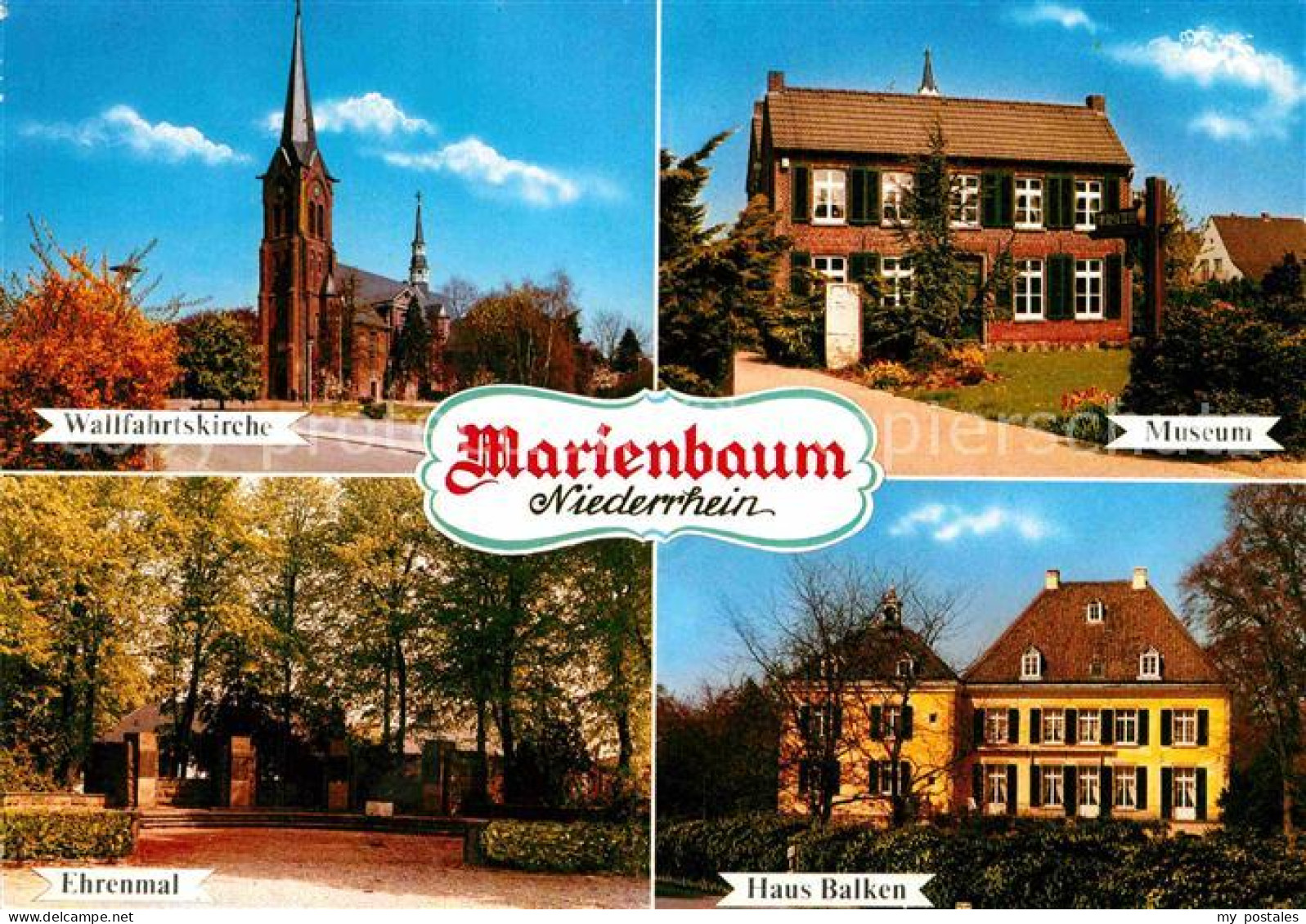 72835154 Marienbaum Museum Haus Balken Wallfahrtskirche Ehrenmal  Marienbaum - Xanten