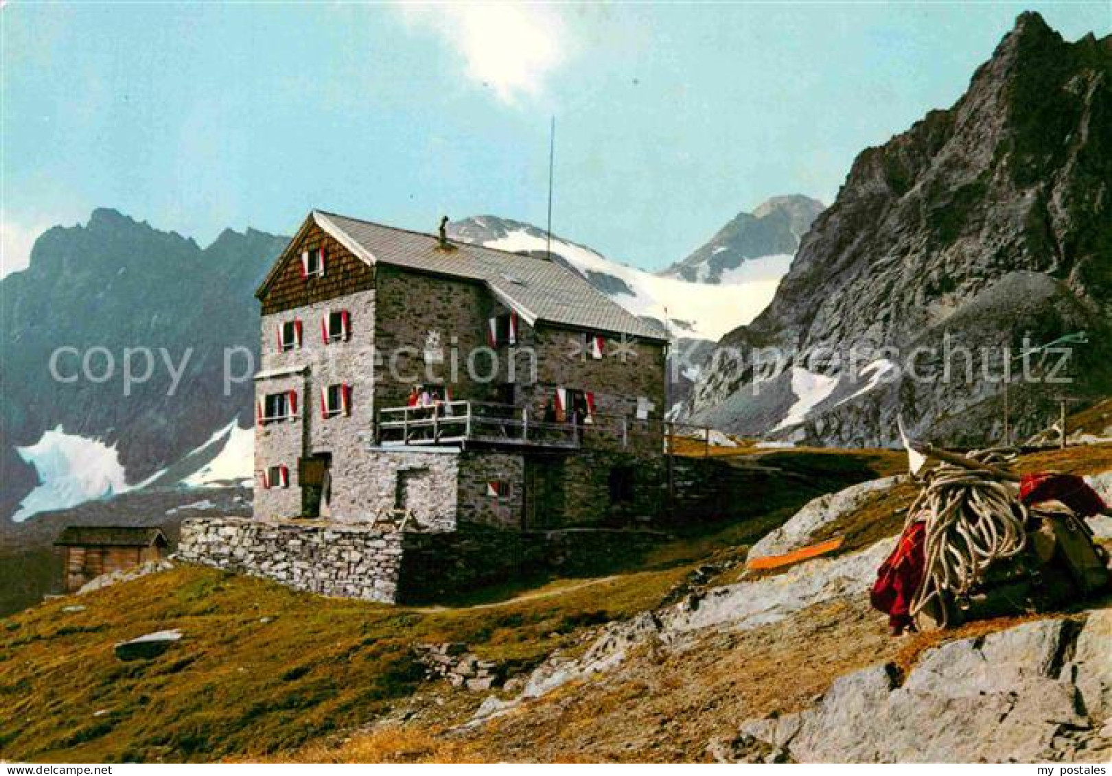 72835107 Bonn Matreier Huette Mit Wunspitze Eichham Saeulspitze Venedigergruppe  - Andere & Zonder Classificatie