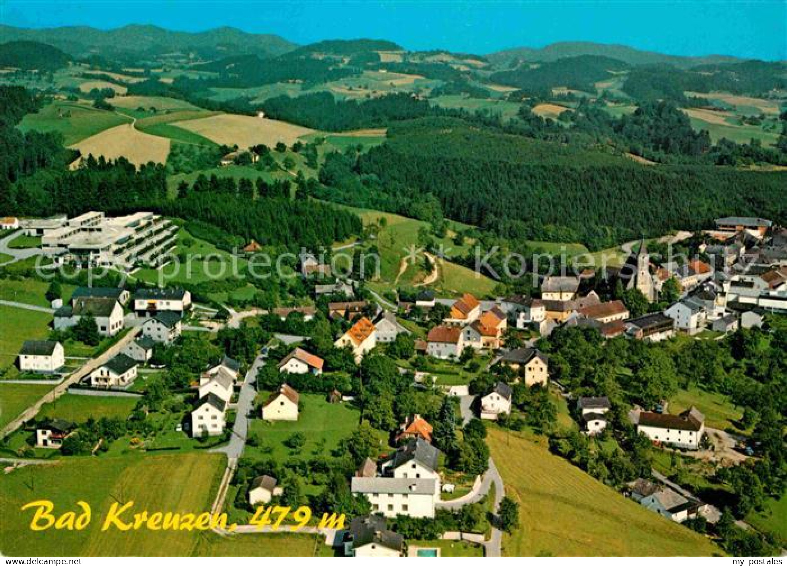 72835052 Bad Kreuzen Kurort Erholungsort Mit Kneippkurhaus Fliegeraufnahme Bad K - Other & Unclassified