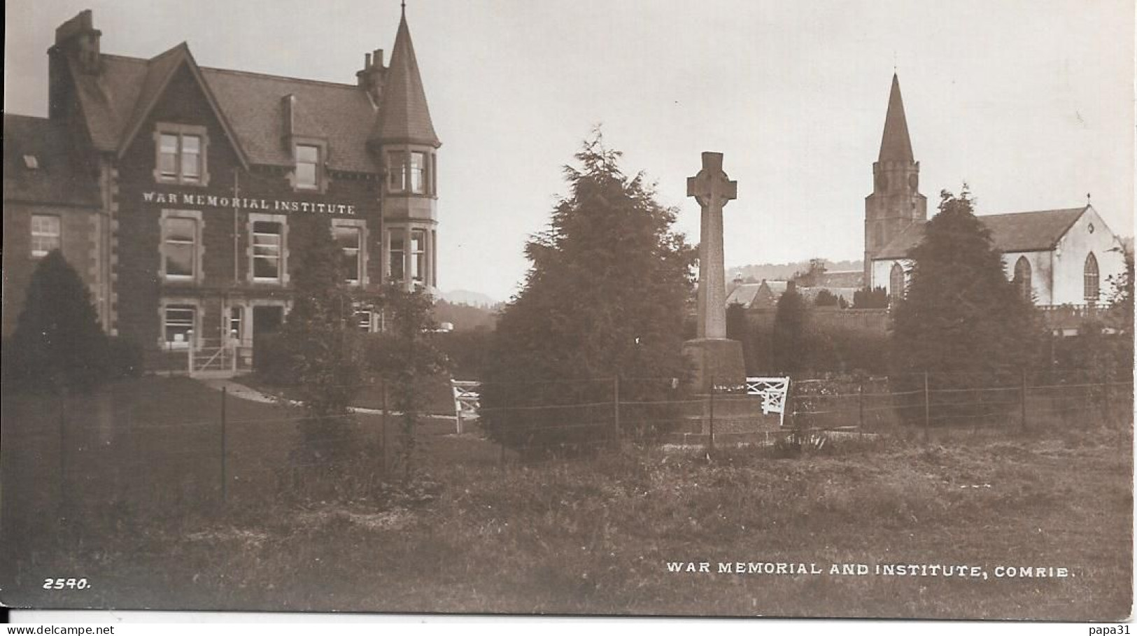 WAR MEMORIAL AND INSTITUTE COMRIE - Andere & Zonder Classificatie