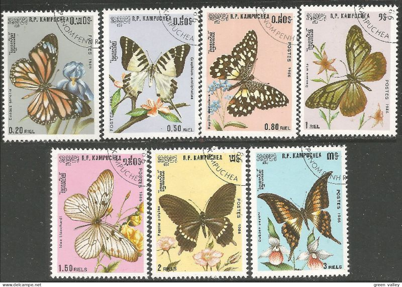 IN-79 Kampuchea Papillon Butterfly Butterflies Farfalla Mariposa Schmetterling Vlinder - Vlinders