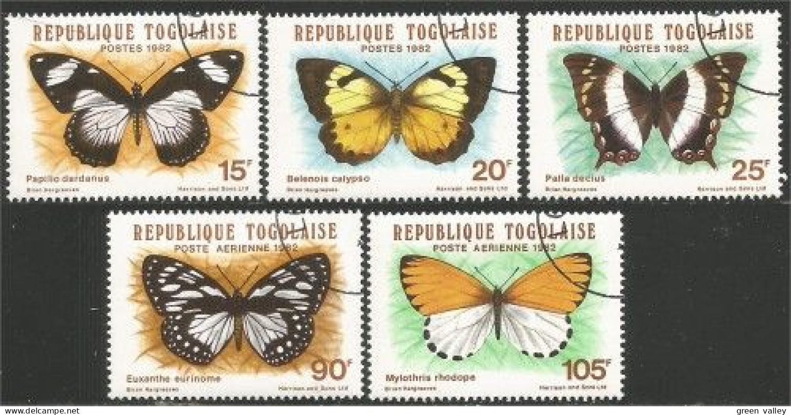 IN-33 Togo Papillon Butterfly Butterflies Farfalla Mariposa Schmetterling Vlinder - Vlinders