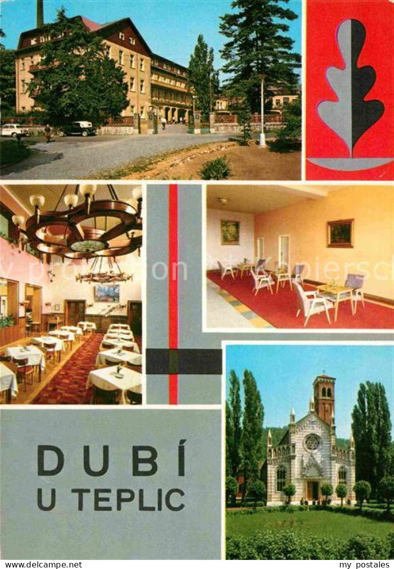 72834986 Dubi Hotel Restaurant Kirche Eichwald - Czech Republic