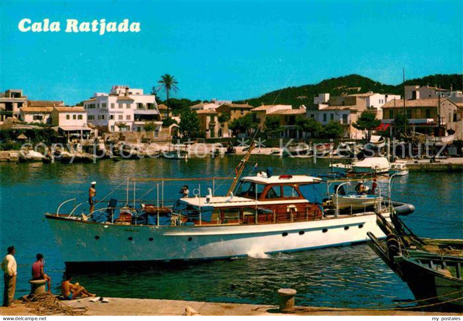 72834868 Cala Ratjada Mallorca Hafen Motorboot Spanien - Sonstige & Ohne Zuordnung