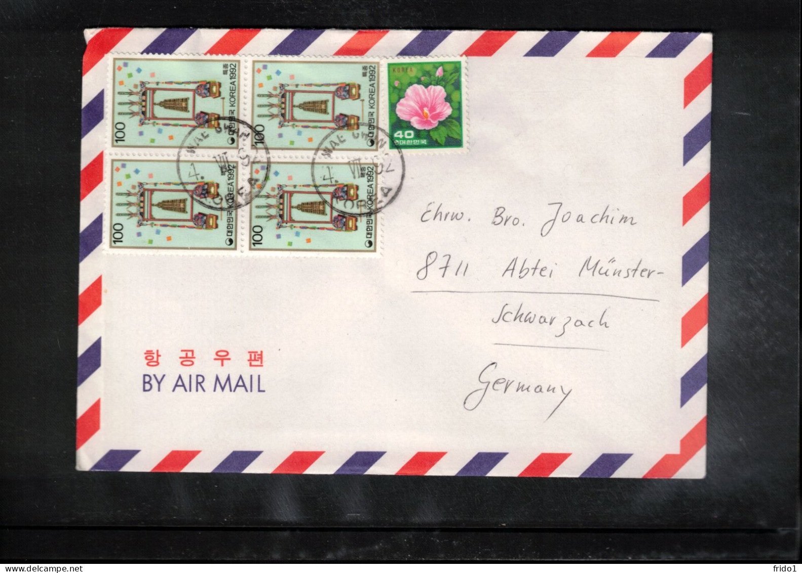 South Korea 1992 Interesting Airmail Letter - Korea (Zuid)