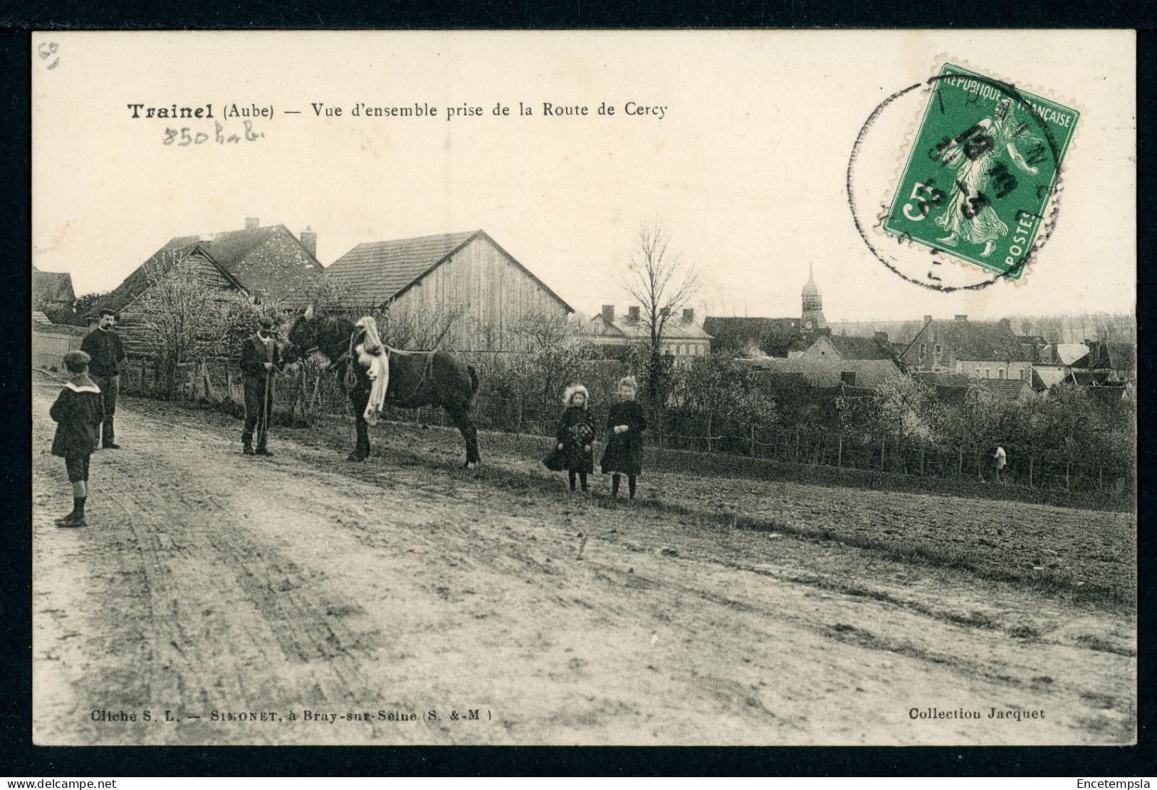 Carte Postale - France - Trainel - Vue D'Ensemble Prise De La Route De Cercy (CP24746OK) - Nogent-sur-Seine