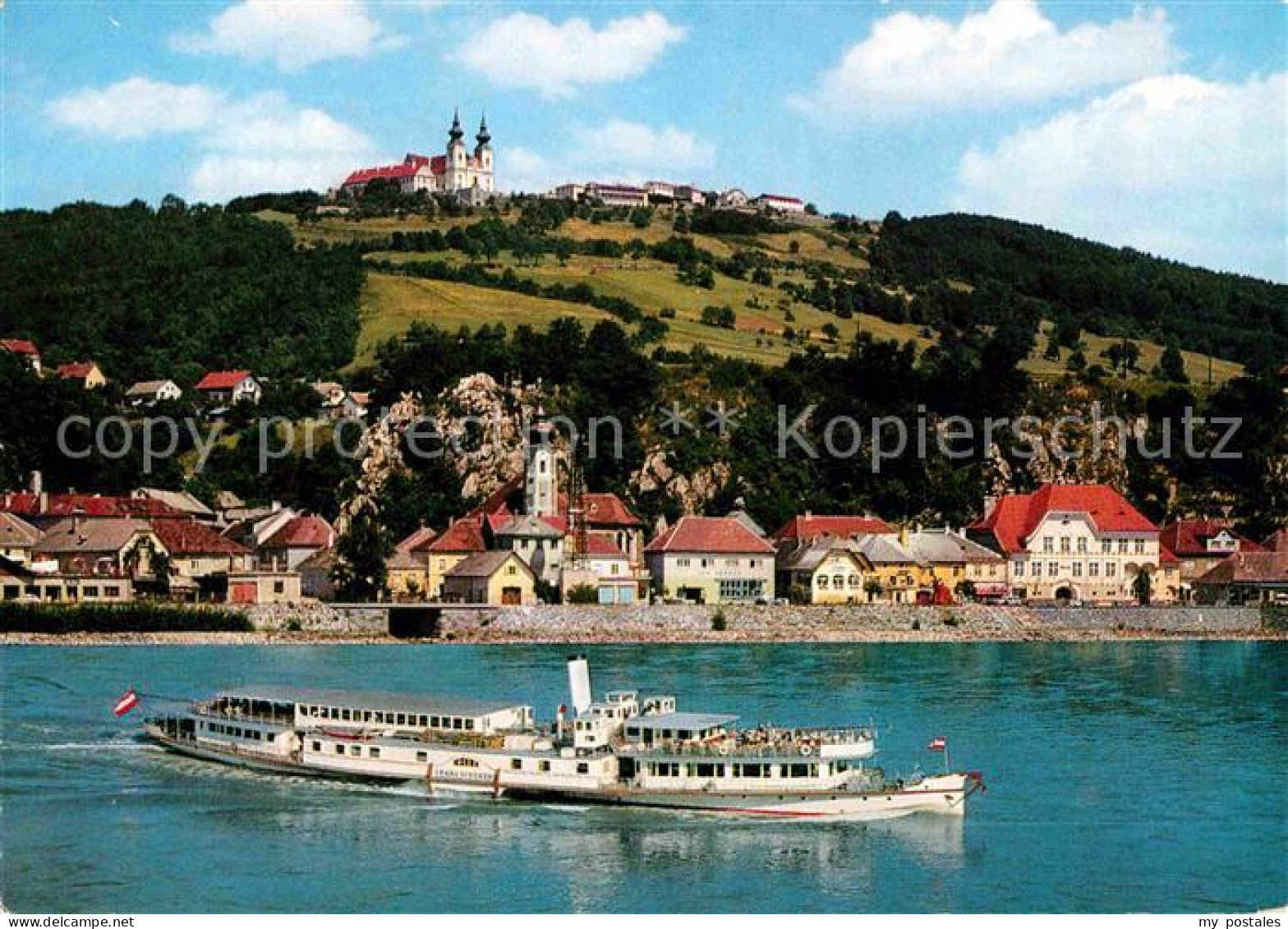 72833810 Marbach Donau Maria Taferl Wallfahrtsort Dampfer Marbach Donau - Altri & Non Classificati