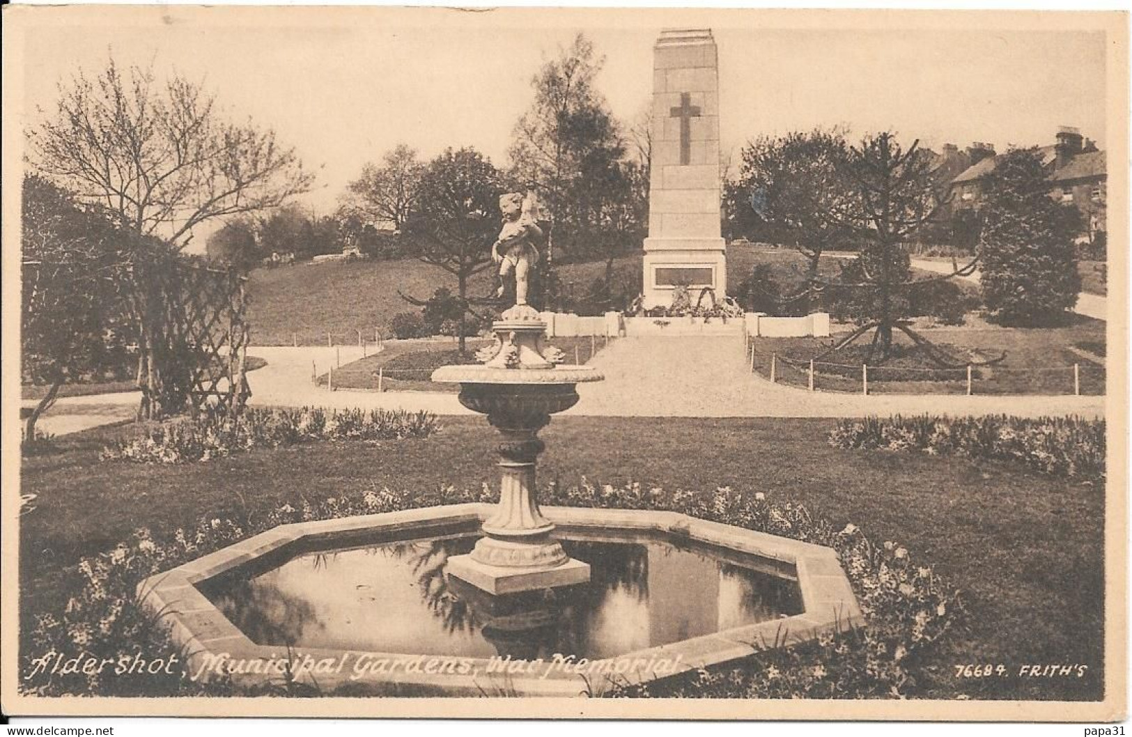 ALDERSHOT MUNICIPAL GARDENS WAR  MEMORIAL - Autres & Non Classés