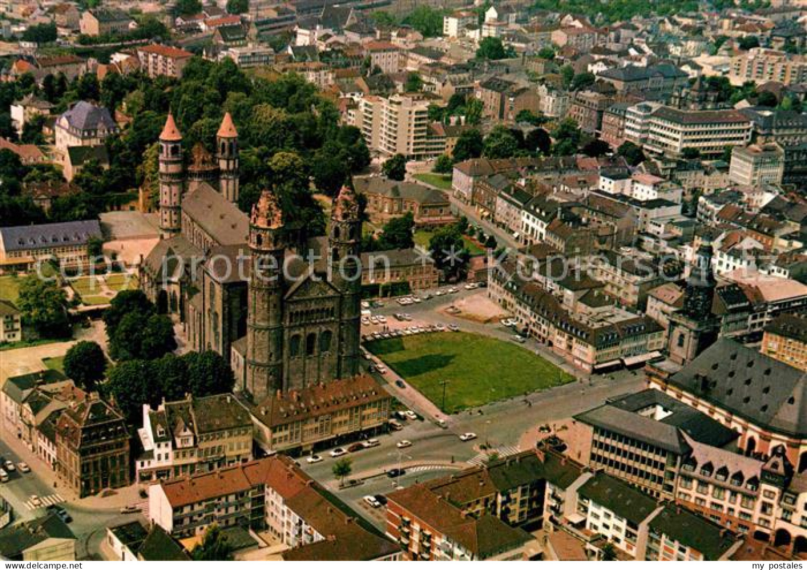 72833794 Worms Rhein Dom Fliegeraufnahme Abenheim - Worms