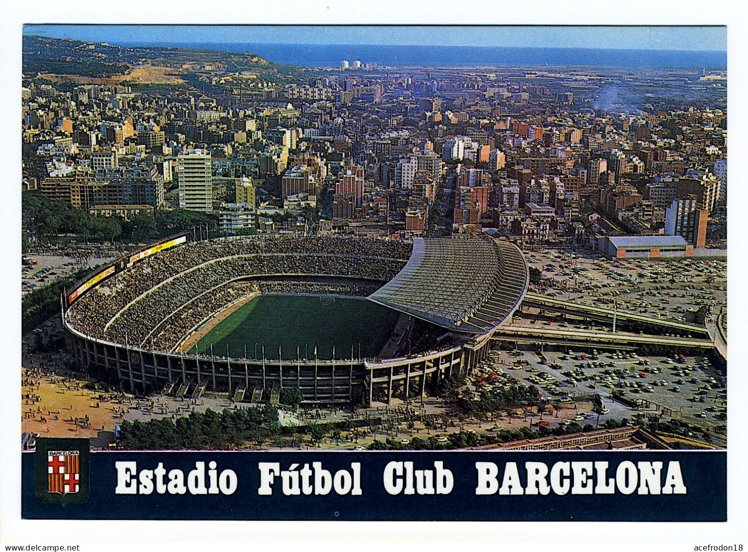 BARCELONA - Stade F.C. Barcelona - Vue Aérienne - Barcelona