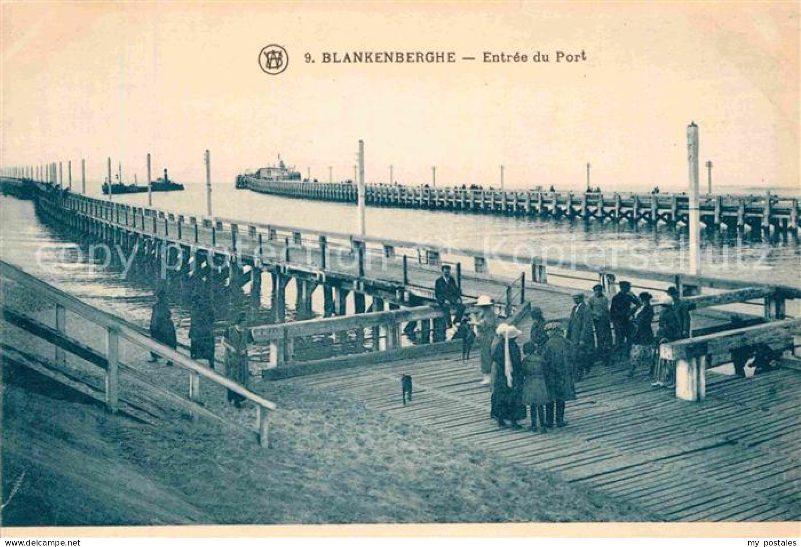 72833655 Blankenberghe Entree Du Port Hafeneinfahrt  - Blankenberge