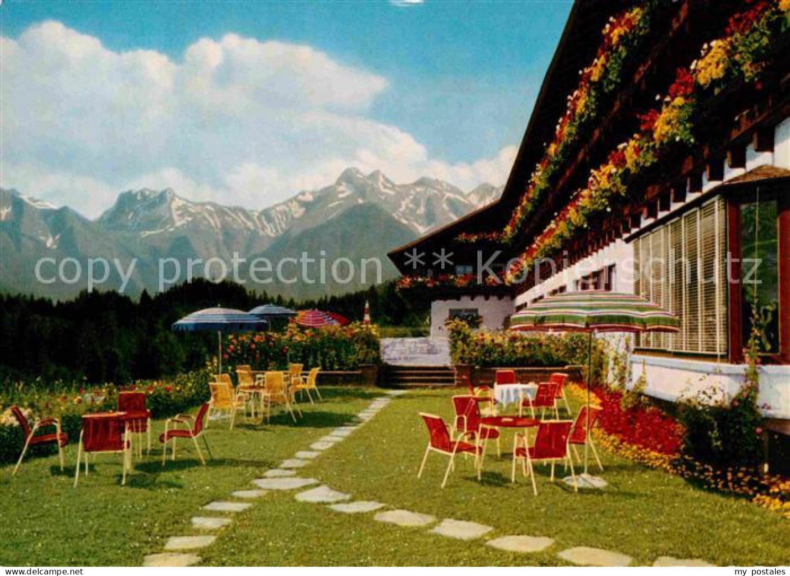 72833636 Sonthofen Oberallgaeu Allgaeuer Berghof Mit Alpe Eck Hoernergebiet Alpe - Sonthofen