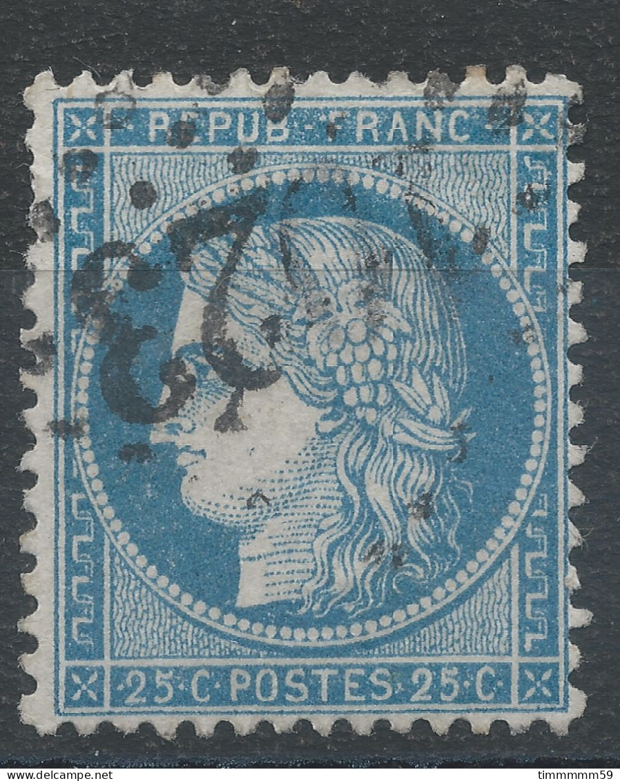 Lot N°83467   Variété/n°60, Oblitéré GC 1023 CHOUZE(36), Indice 9, Triangle Blanc Sous Le Nez - 1871-1875 Ceres