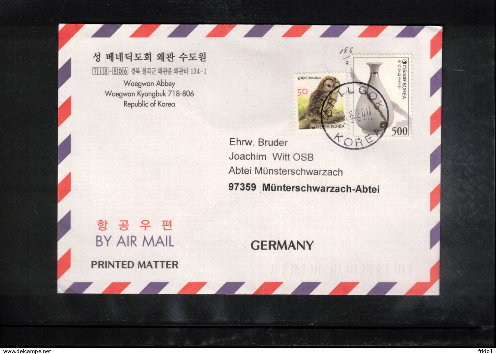 South Korea 2011 Interesting Airmail Letter - Korea (Süd-)