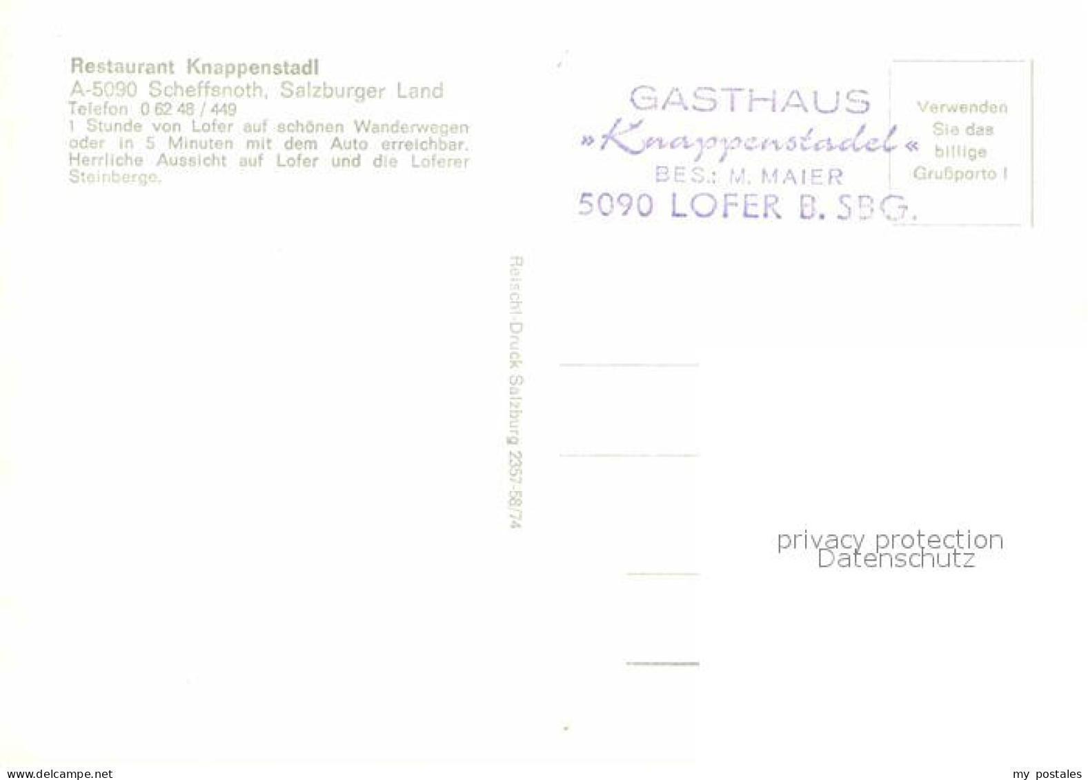 72832151 Scheffsnoth Restaurant Knappenstadl Scheffsnoth - Sonstige & Ohne Zuordnung